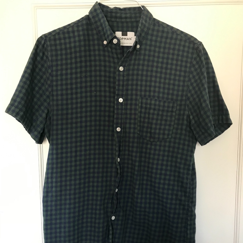 Topman Short Sleeve button up - Medium